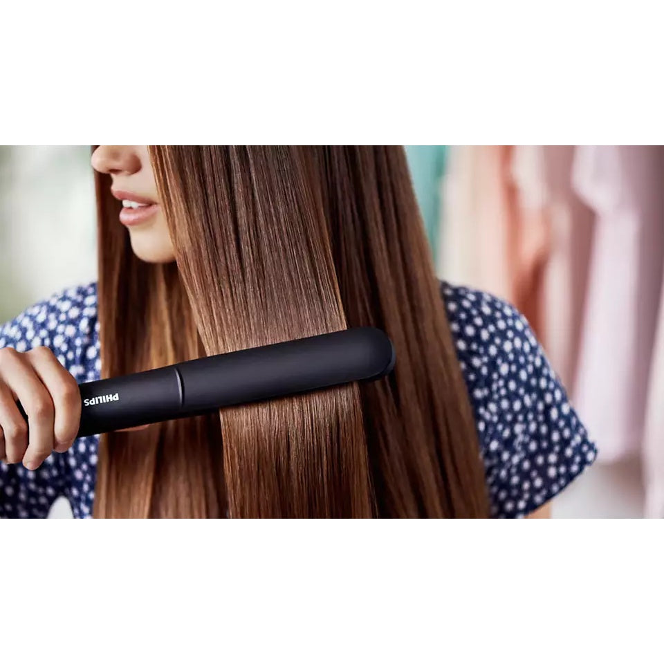 Philips StraightCare Essential ThermoProtect straightener BHS375 Black