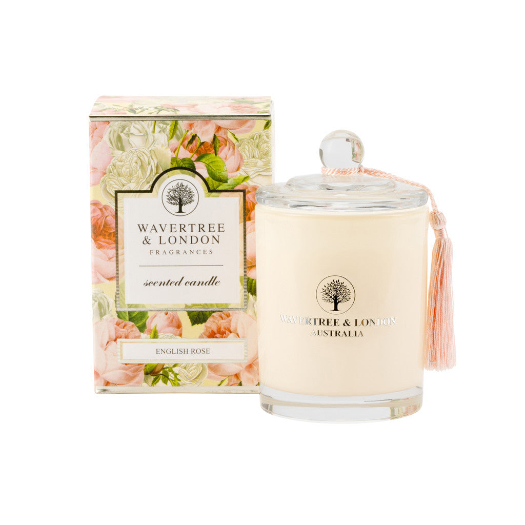 Wavertree & London English Rose Candle - 330g Scented Candle
