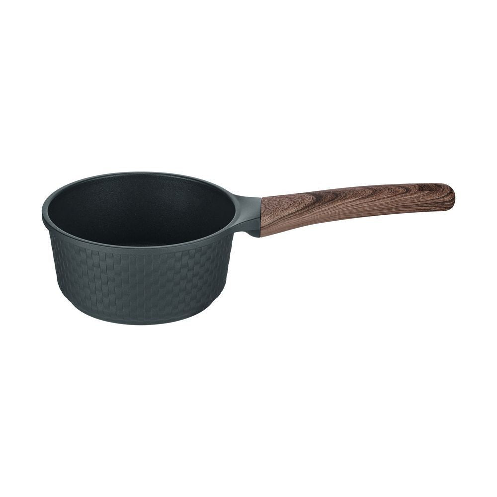 Resto Kitchenware 93900 Ran Black Saucepan With Lid Diameter=16CM H=7.9CM 1.3L