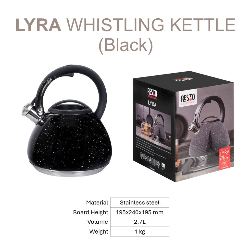 Resto Kitchenware Lyra Whistling kettle 2.7L