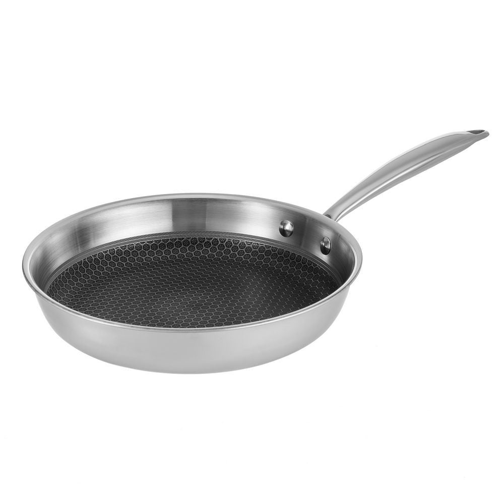 Resto Kitchenware Achird Frypan Stainless Steel 24cm/26cm/28cm