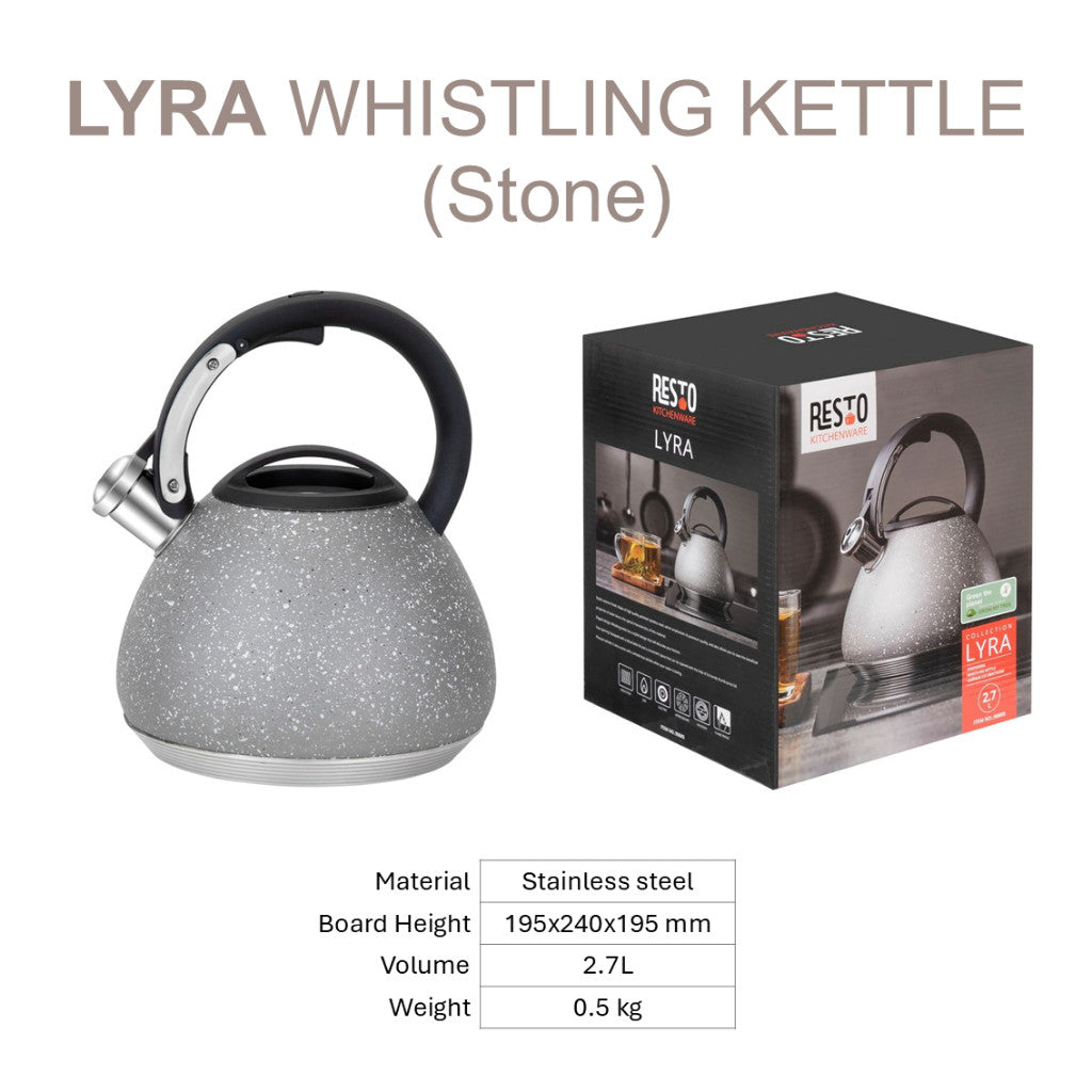 Resto Kitchenware Lyra Whistling kettle 2.7L