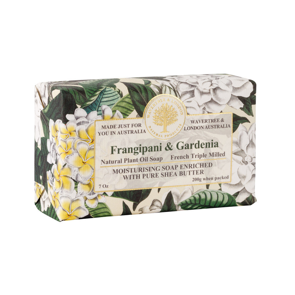 Wavertree & London Thinking of You - Frangipani and Gardenia Fragrance Soap Bar - 200g