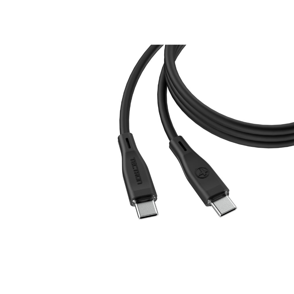 Tectron SC12 100W Soft Silicone C to C Charging Data Cable 1.2M