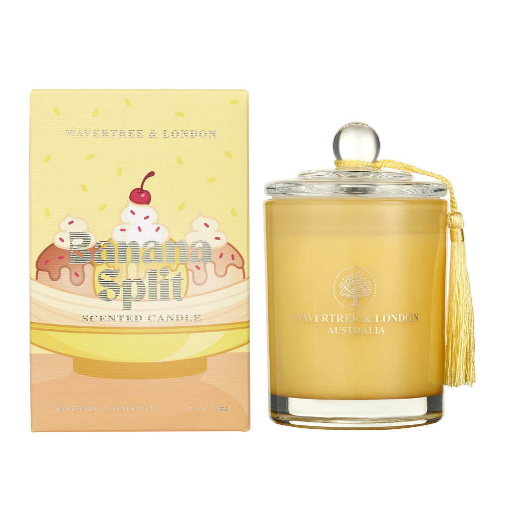 Wavertree & London Banana Split Candle - 330g Scented Candle