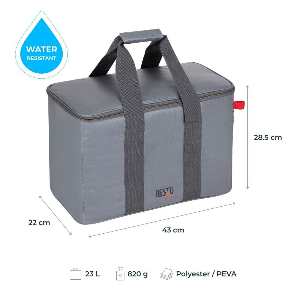 Resto Kitchenware grey POLIS Cooler bag 23L/30L