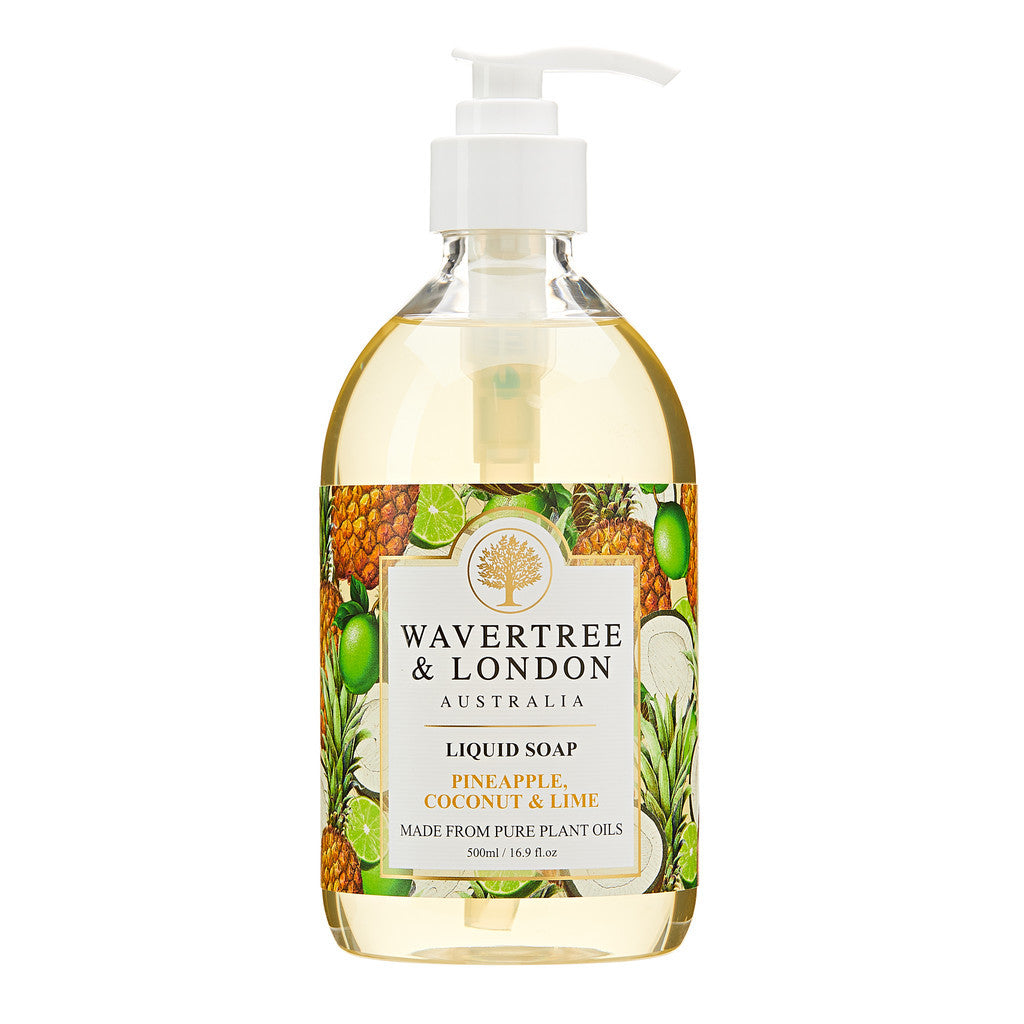 Wavertree & London Pineapple, Coconut & Lime Liquid Soap - 500ml