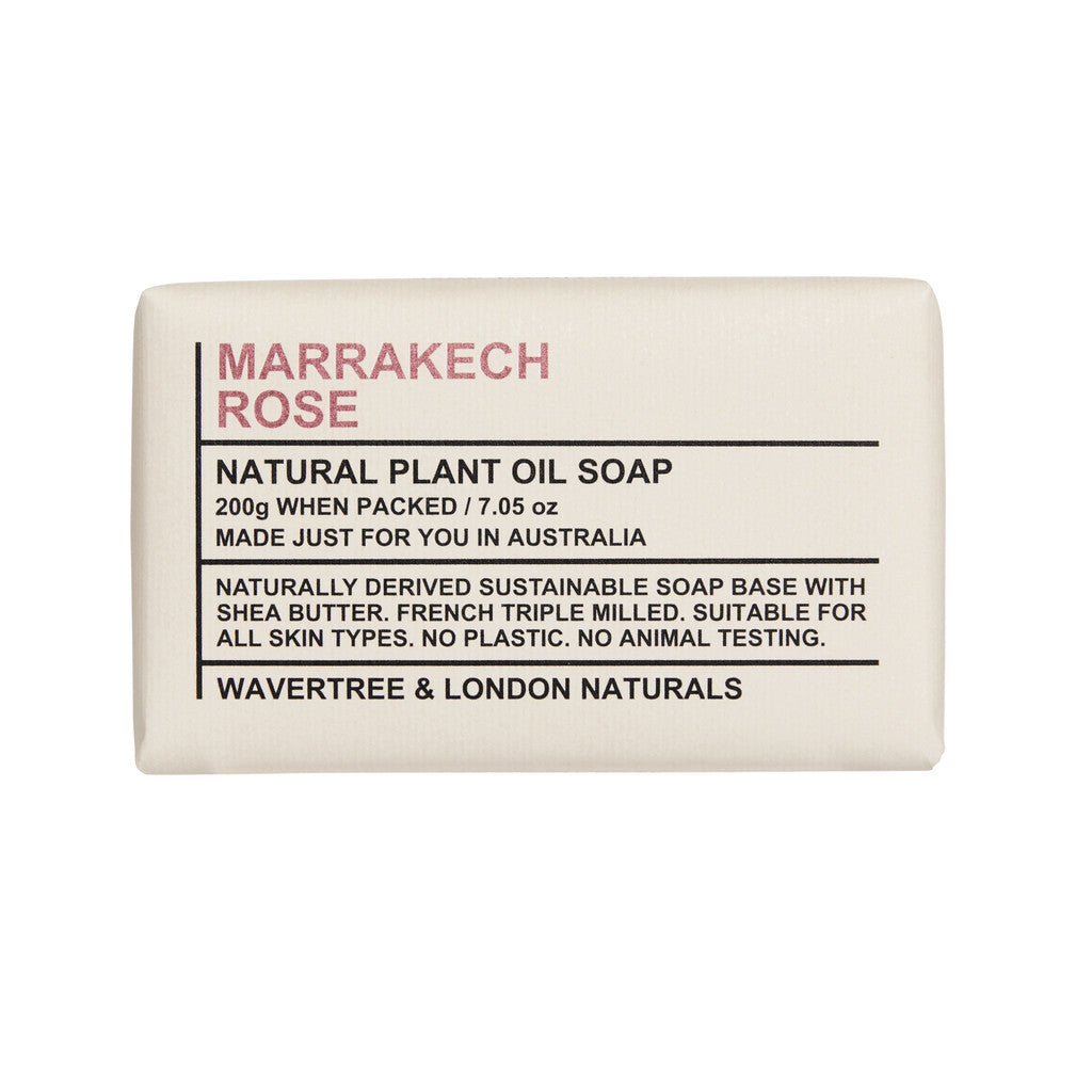 Wavertree & London Marrakech Rose Soap Bar - 200g