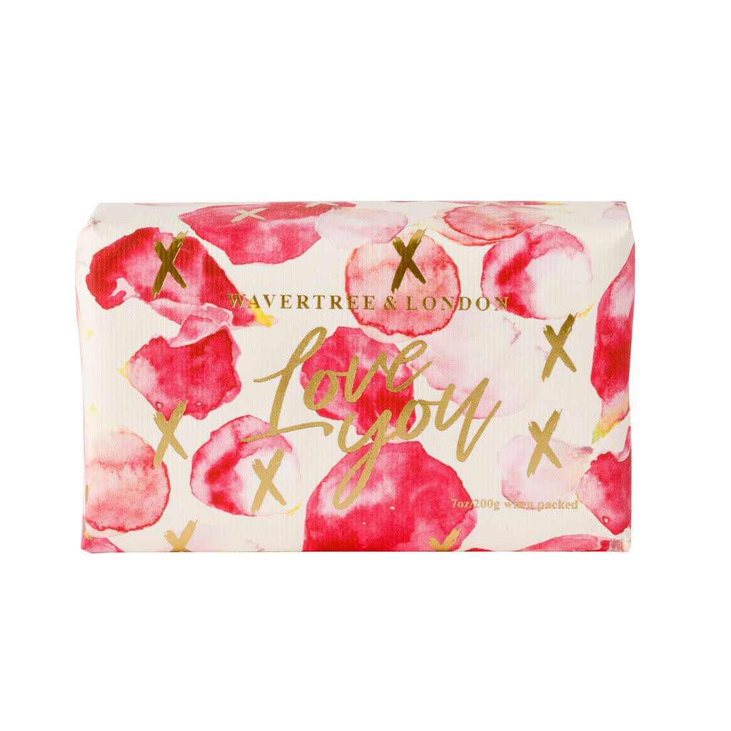 Wavertree & London Love You Petals - Sweet Pea Fragrance Soap Bar - 200g