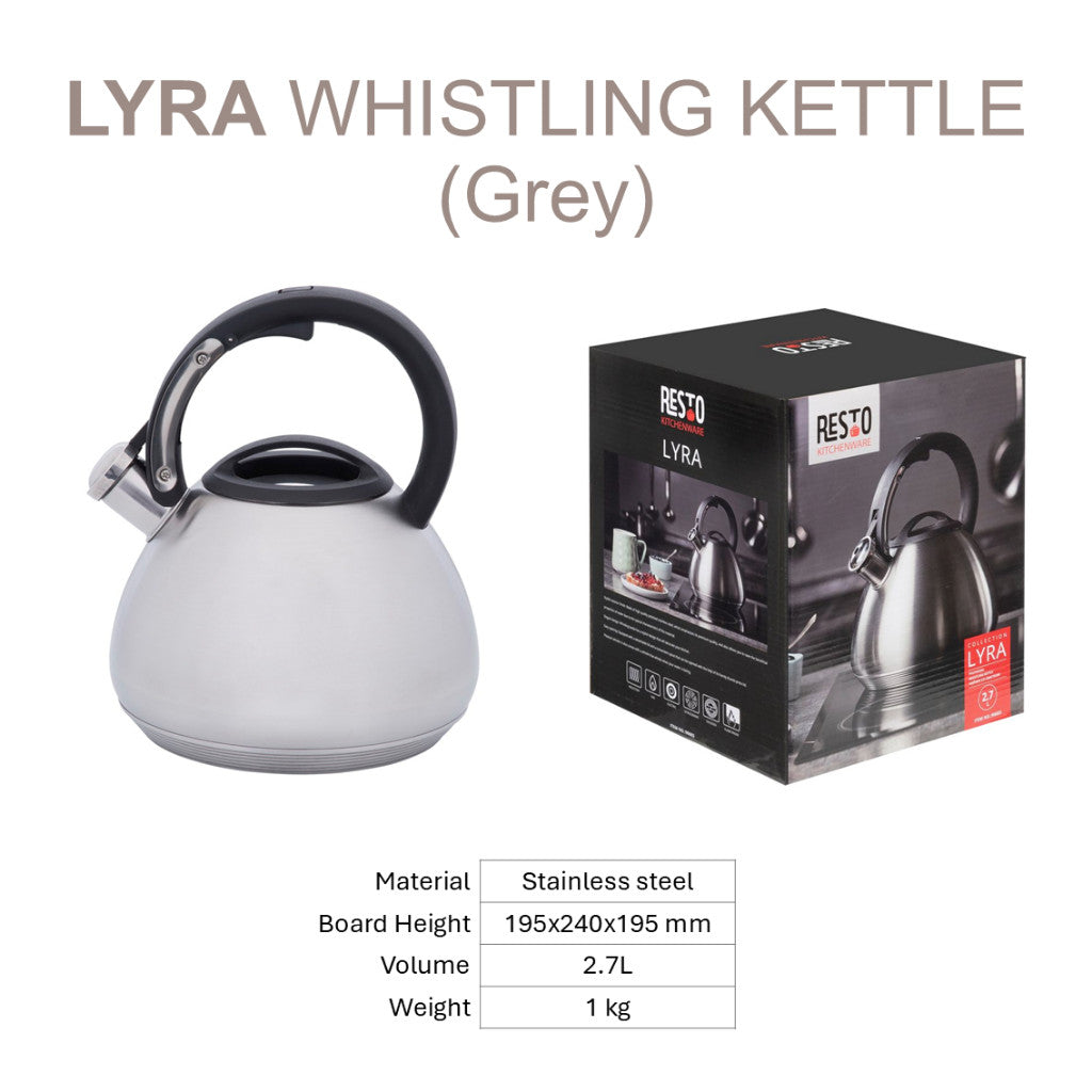 Resto Kitchenware Lyra Whistling kettle 2.7L