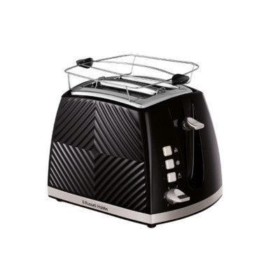 Russell Hobbs 26390-56 Groove 2S Toaster Black