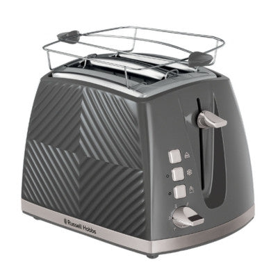 Russell Hobbs 26392-56 Groove 2S Toaster Grey