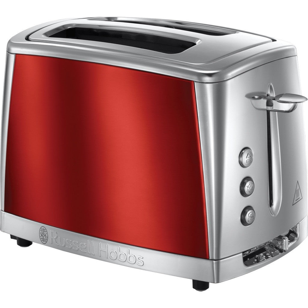 Russell Hobbs 23220-56 Luna Solar Red 2 Slice Toaster