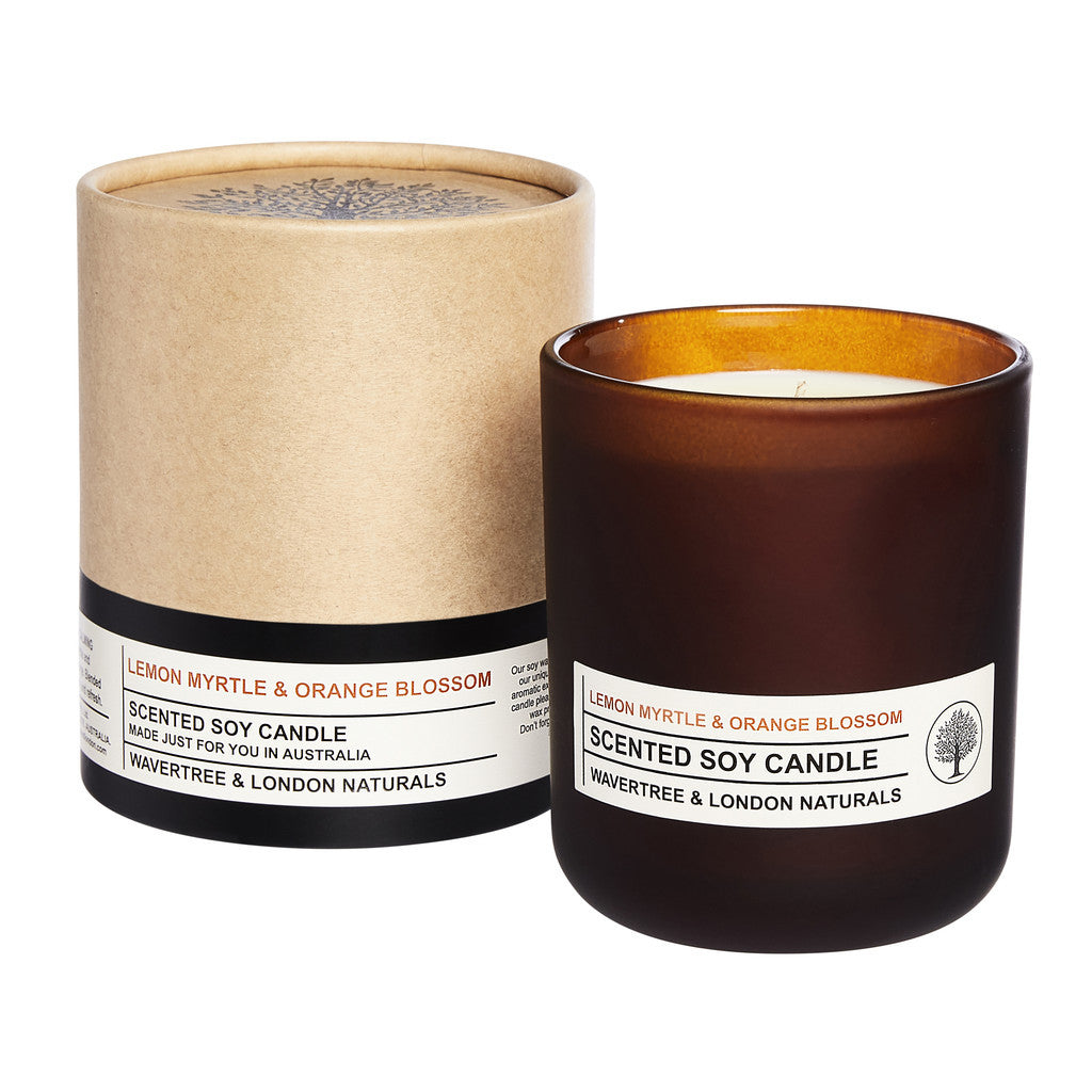 Wavertree & London Lemon Myrtle & Orange Blossom Candle - 330g Scented Candle