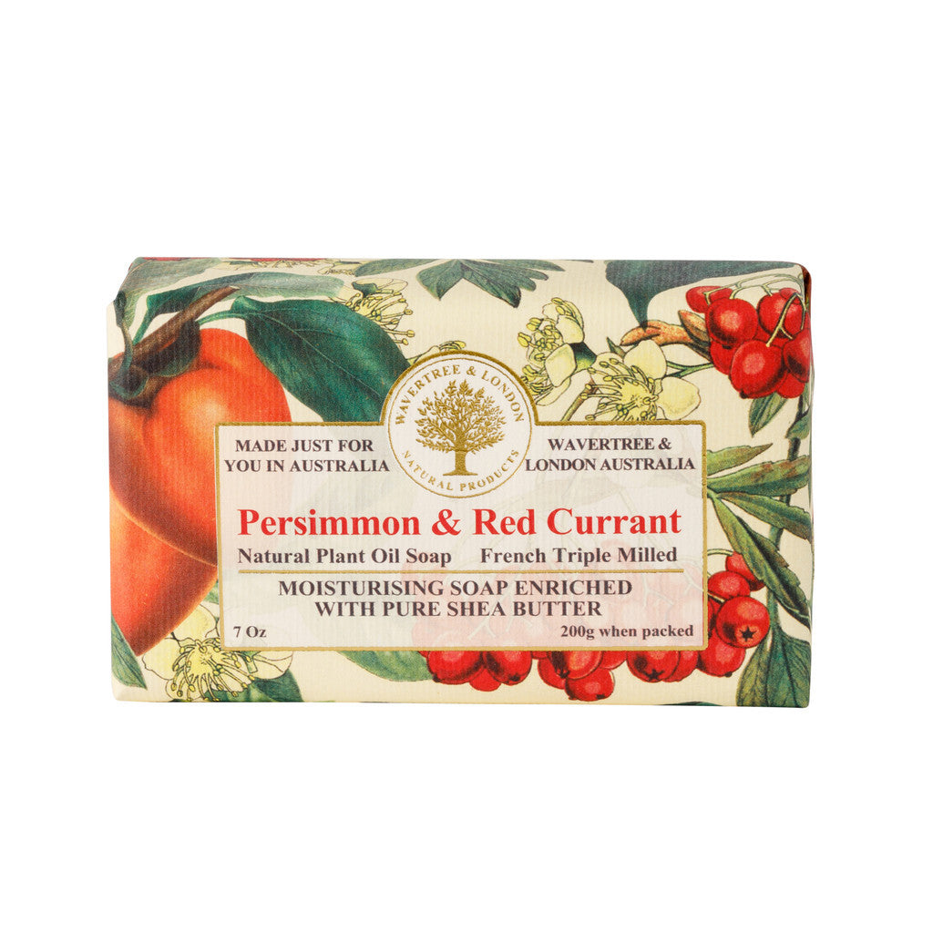 Wavertree & London Persimmon & Red Currant Soap Bar - 200g