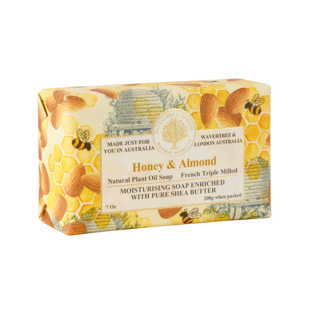 Wavertree & London Honey & Almond Soap Bar - 200g