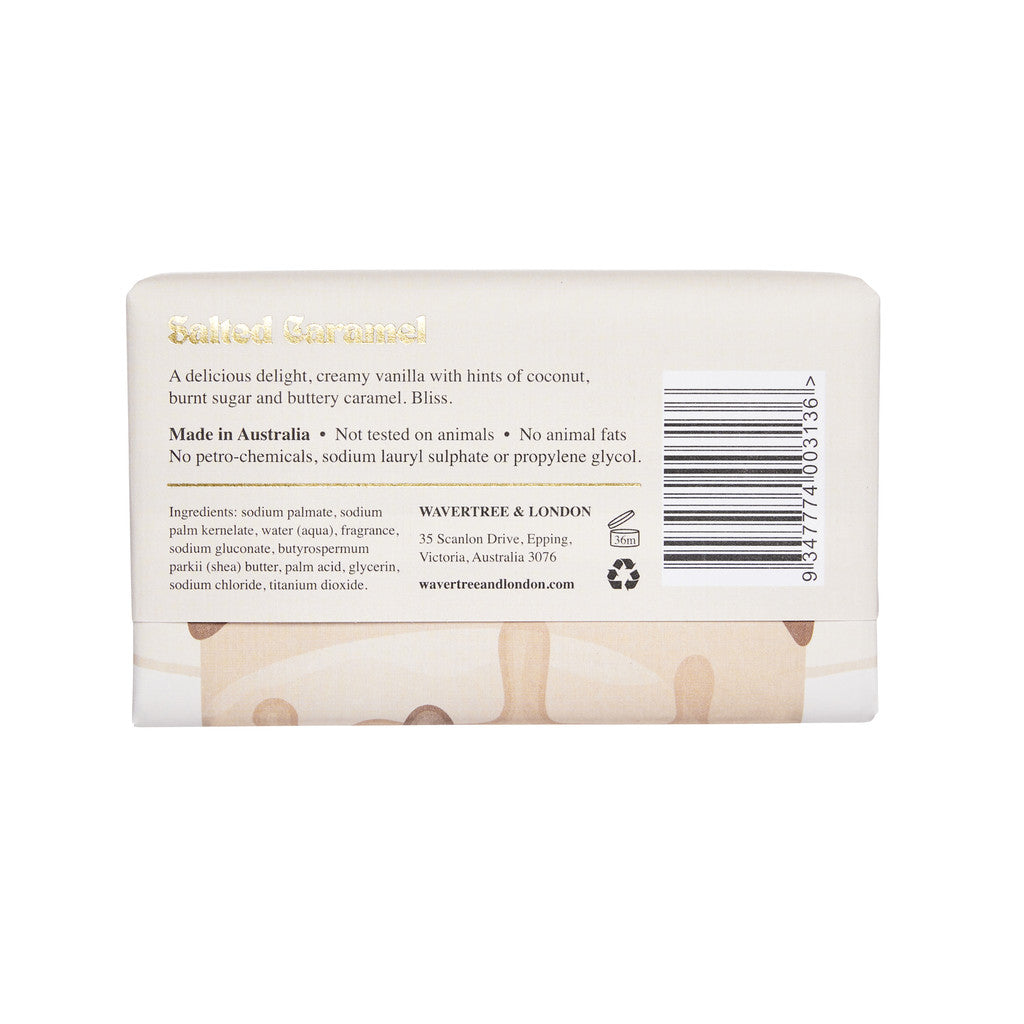 Wavertree & London Salted Caramel Soap Bar - 200g