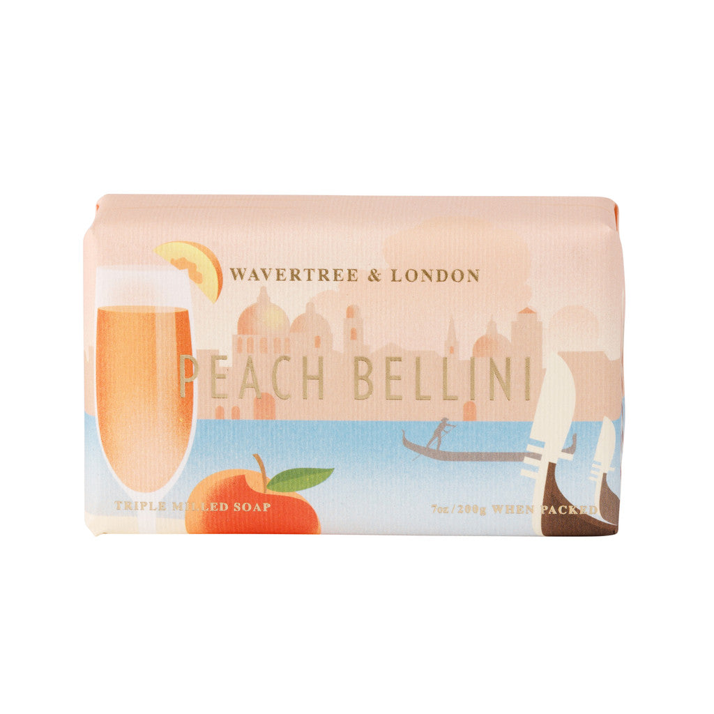 Wavertree & London Peach Bellini Soap Bar - 200g
