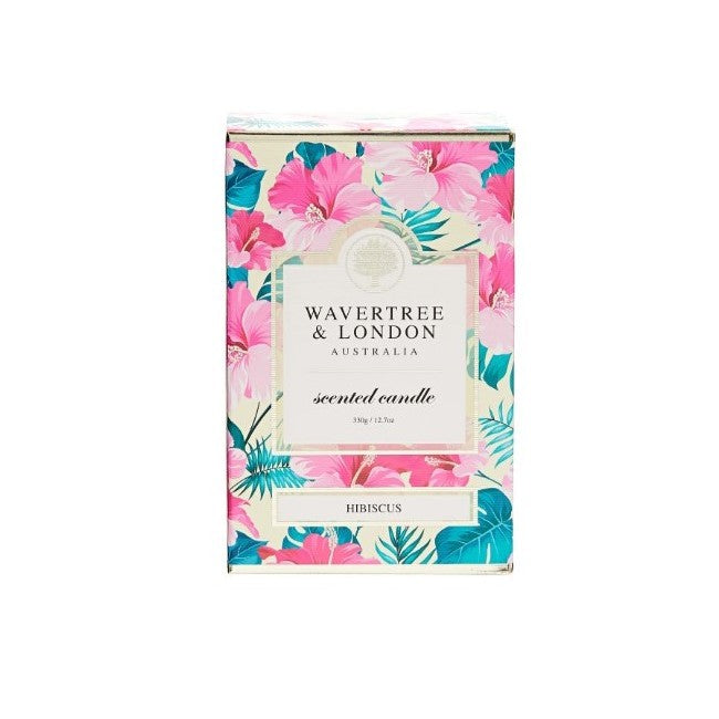 Wavertree & London Hibiscus Candle - 330g Scented Candle
