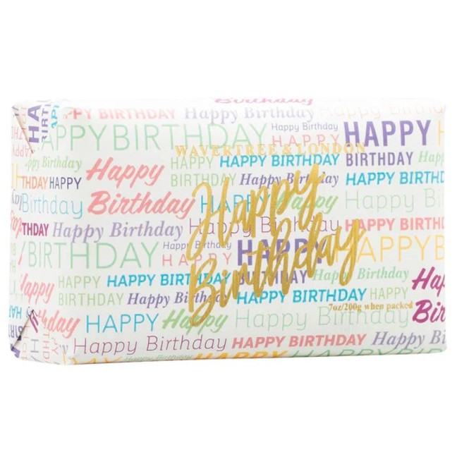 Wavertree & London Happy Birthday - French Pear Fragrance Soap Bar - 200g