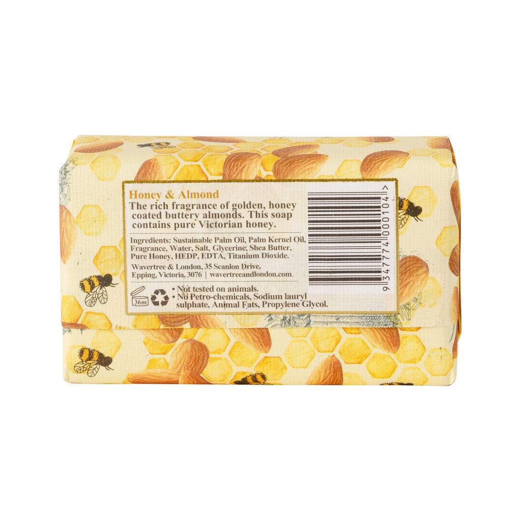 Wavertree & London Honey & Almond Soap Bar - 200g