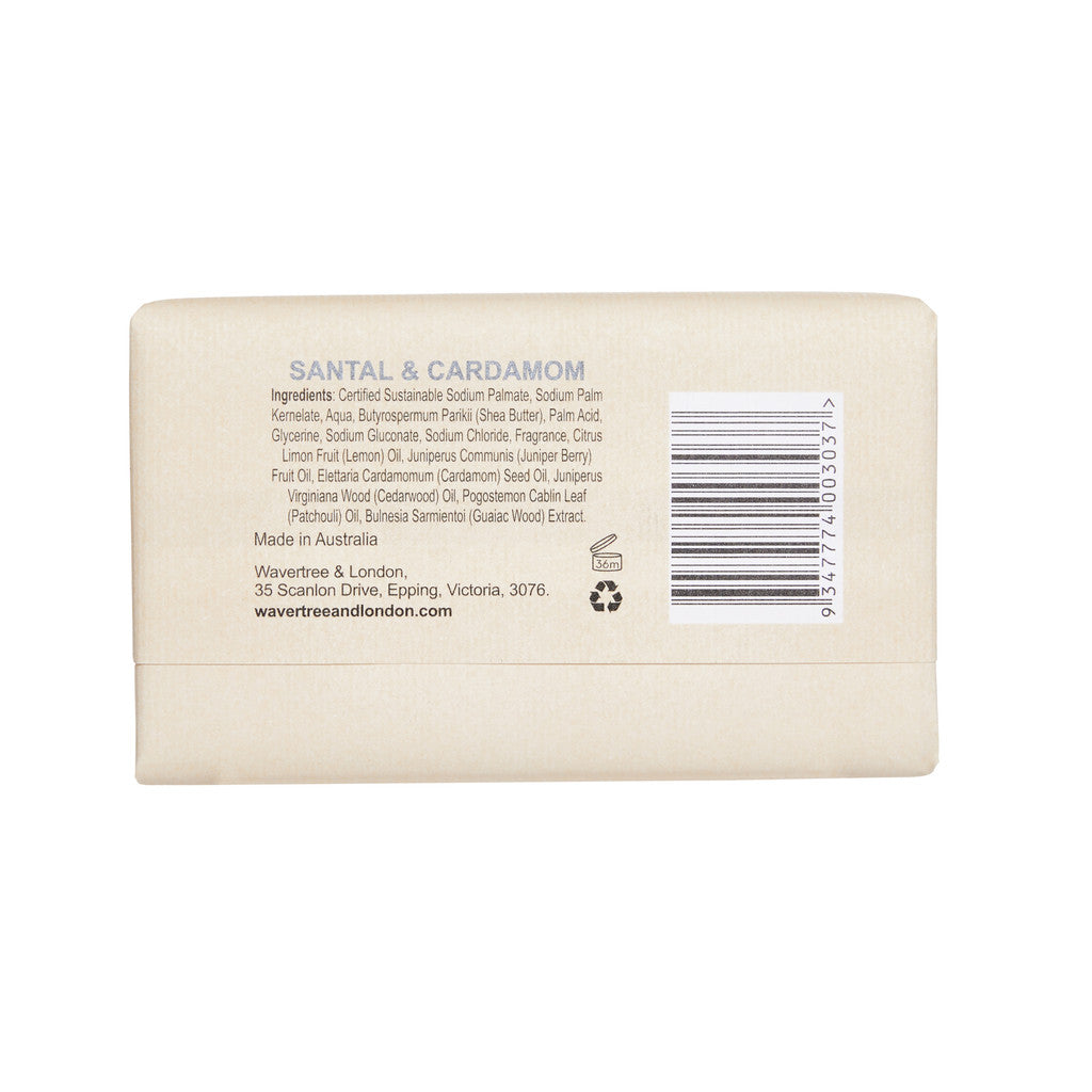 Wavertree & London Santal & Cardamom Soap Bar - 200g