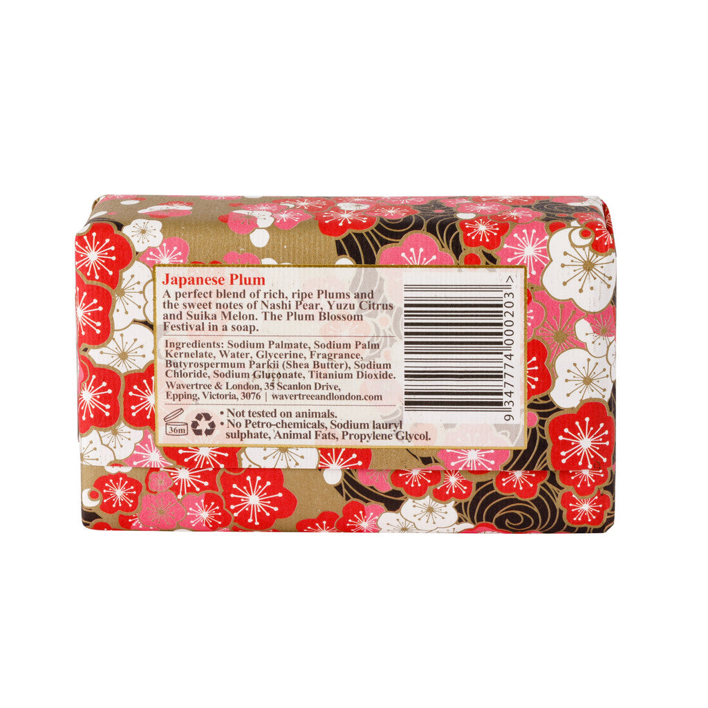Wavertree & London Japanese Plum Soap Bar - 200g