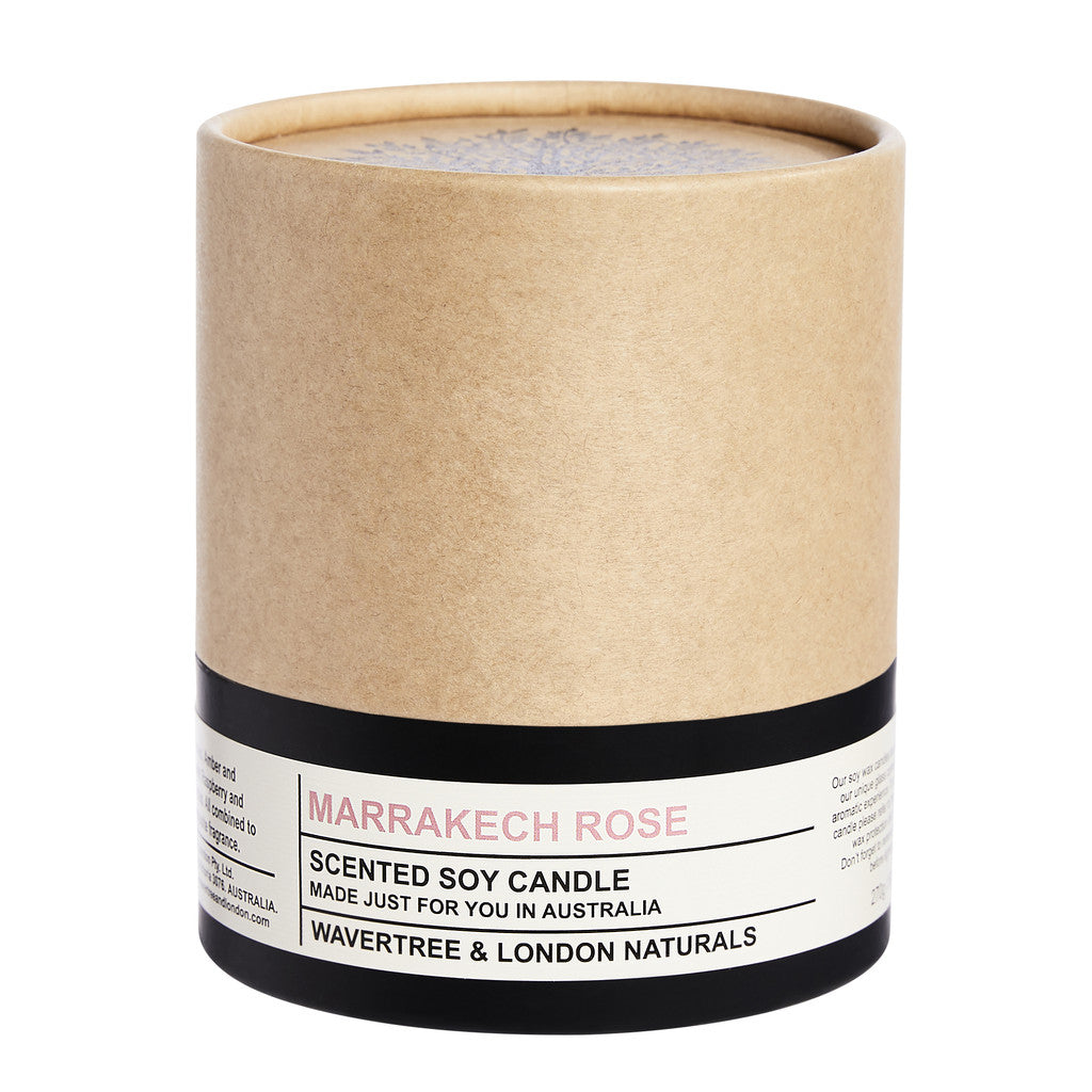 Wavertree & London Marrakech Rose Candle - 330g Scented Candle