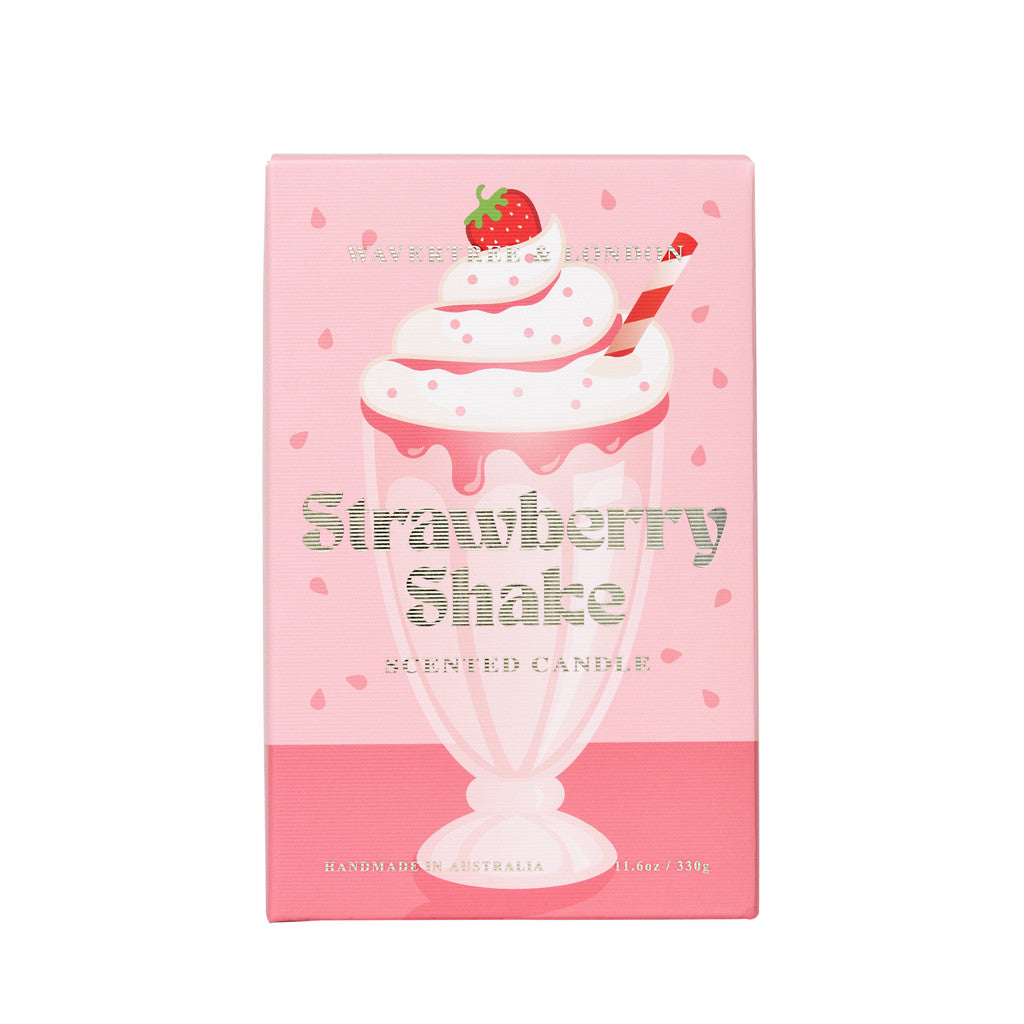Wavertree & London Strawberry Shake Candle - 330g Scented Candle