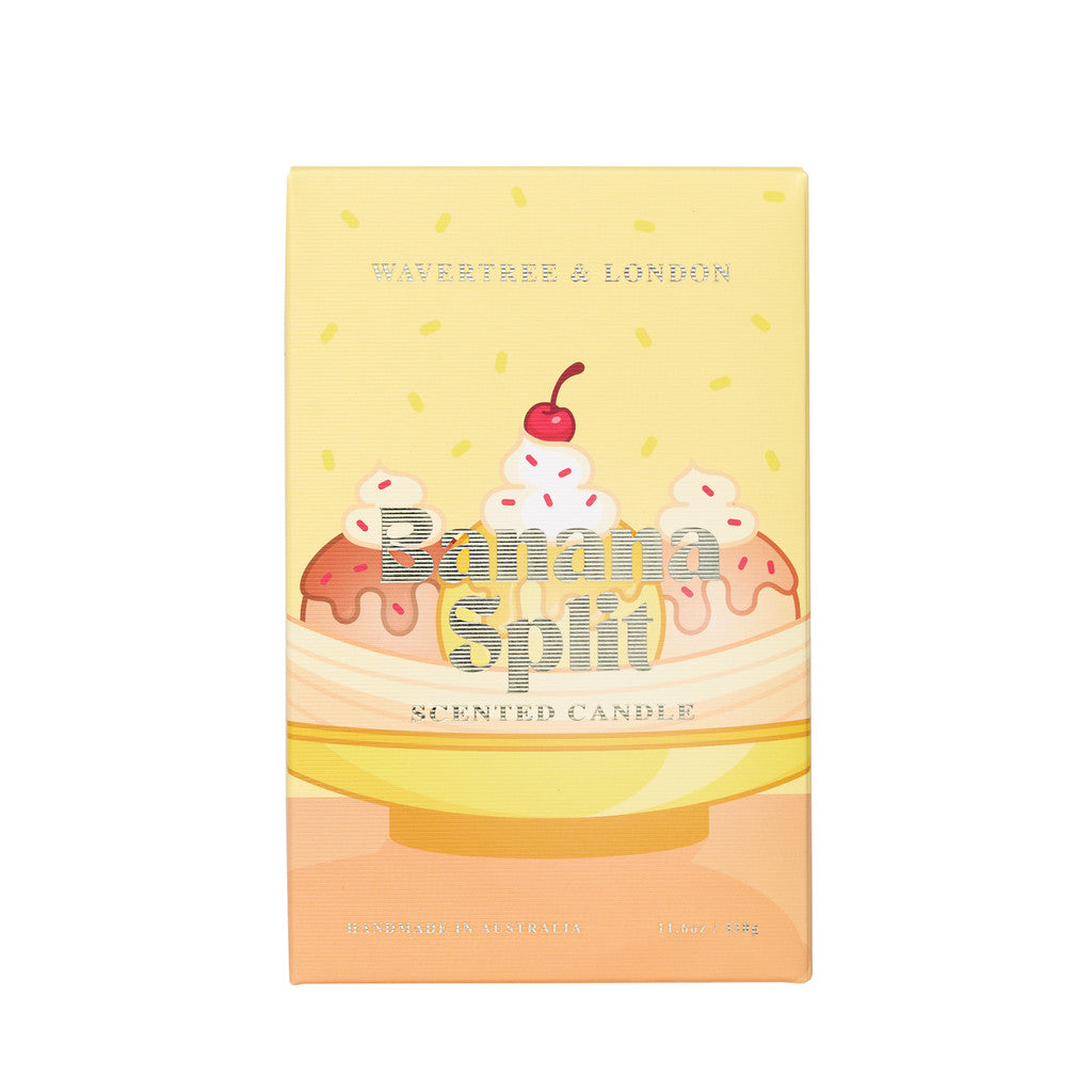 Wavertree & London Banana Split Candle - 330g Scented Candle