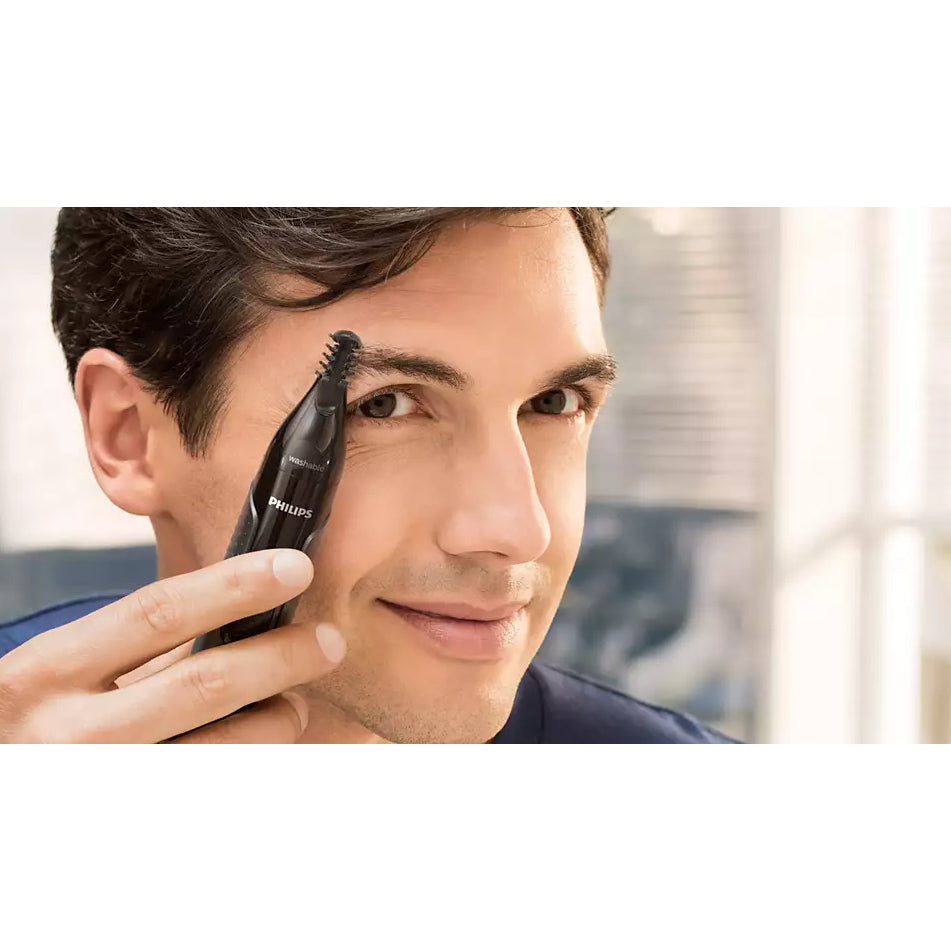 Philips Nose trimmer series 3000 Nose, ear & eyebrow trimmer NT3650 Battery Operated