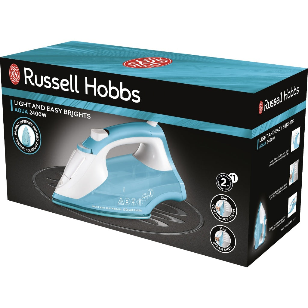 Russell Hobbs 26482-56 Light & Easy Brights Aqua Iron