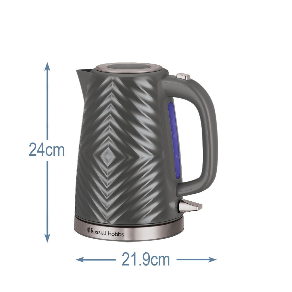 Russell Hobbs 26382-70 Groove Kettle Grey