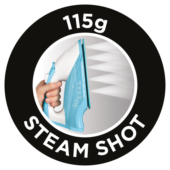 Russell Hobbs 26482-56 Light & Easy Brights Aqua Iron