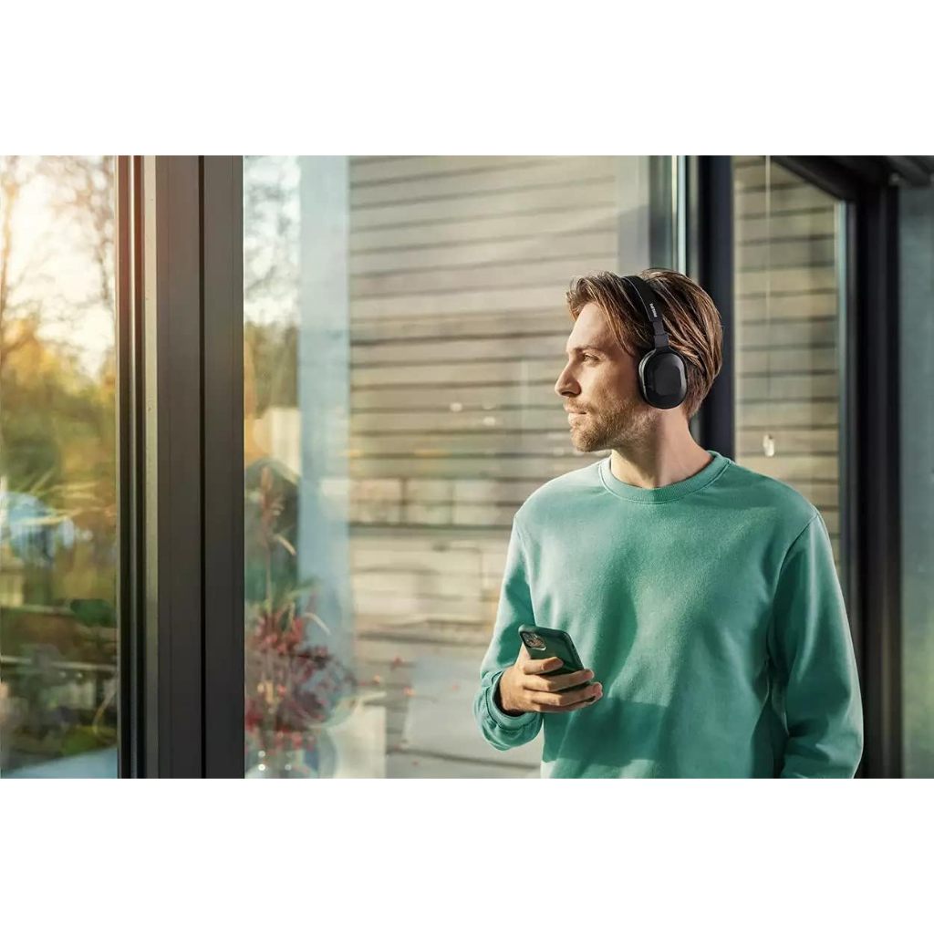 Philips Wireless Headphone TAH6506 Black Active Noise Canceling Slim and lightweight Multipoint pairing