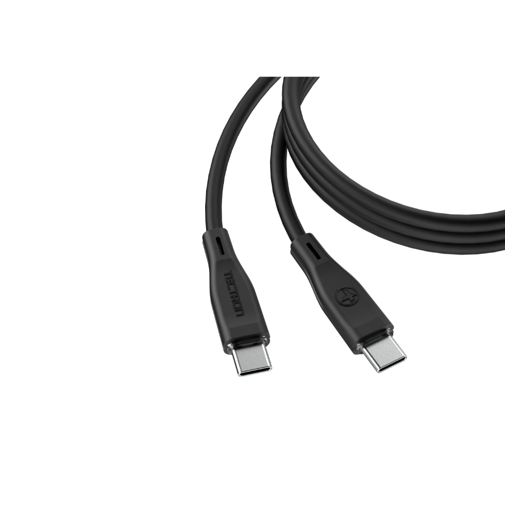 Tectron SC12 100W Soft Silicone C to C Charging Data Cable 1.2M