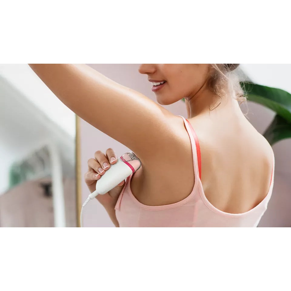 Philips Satinelle Essential Corded compact epilator BRE225 White Purple