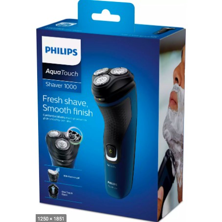 [ORIGINAL] PHILIPS Shaver 1100Wet or Dry electric shaver S1121