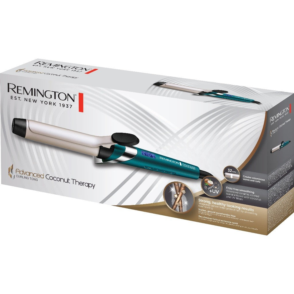 Remington CI8648 Advanced Coconut Therapy Curling Tong