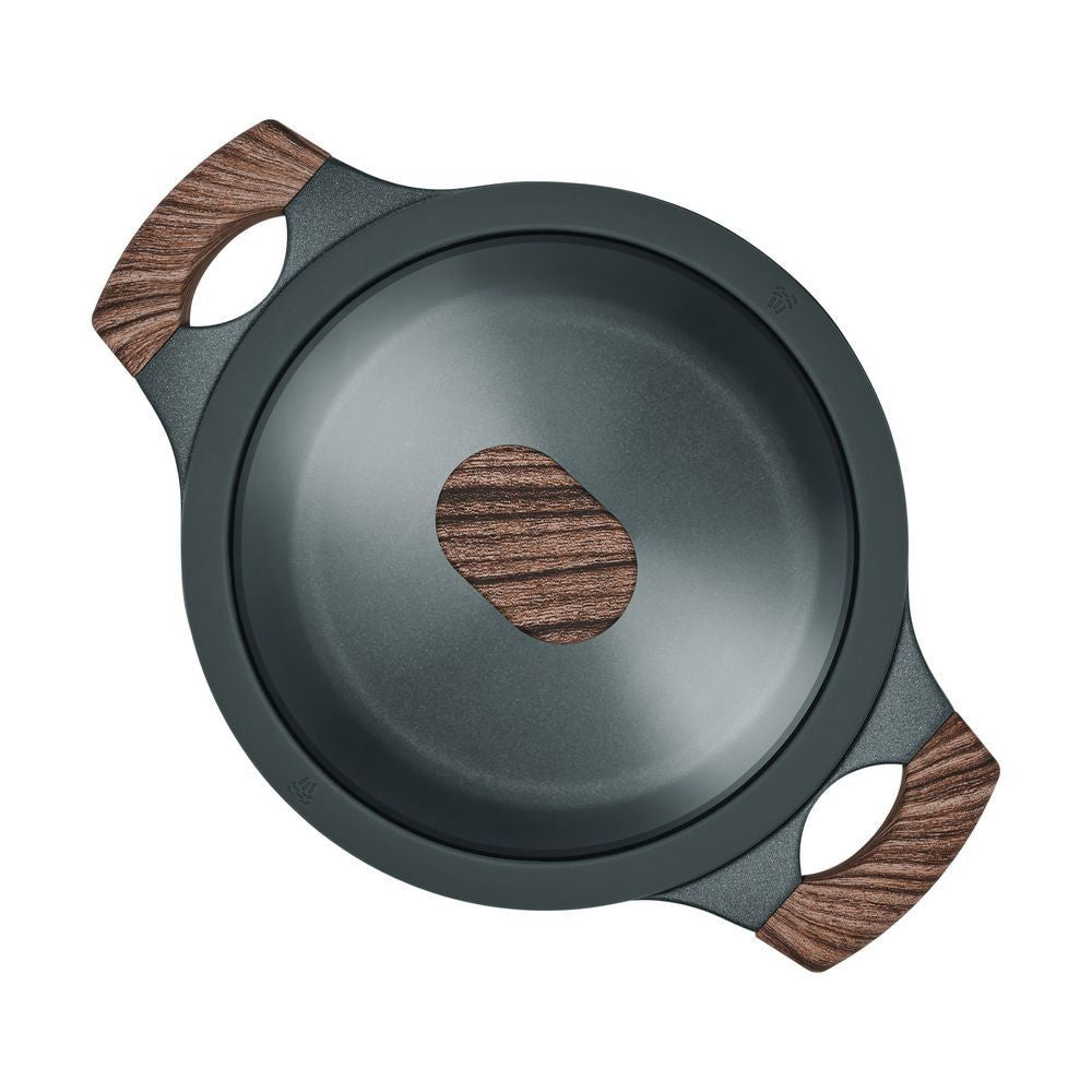 Resto Kitchenware Ran Black Casserole With Lid 2.4L/4.2L