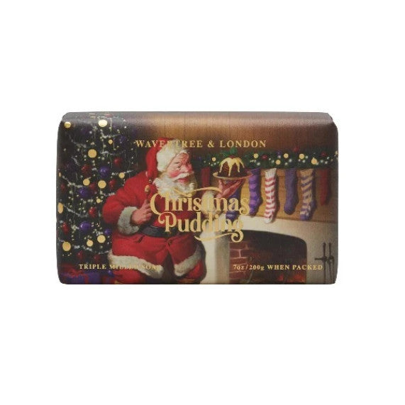 Wavertree & London Christmas Pudding Soap Bar - 200g