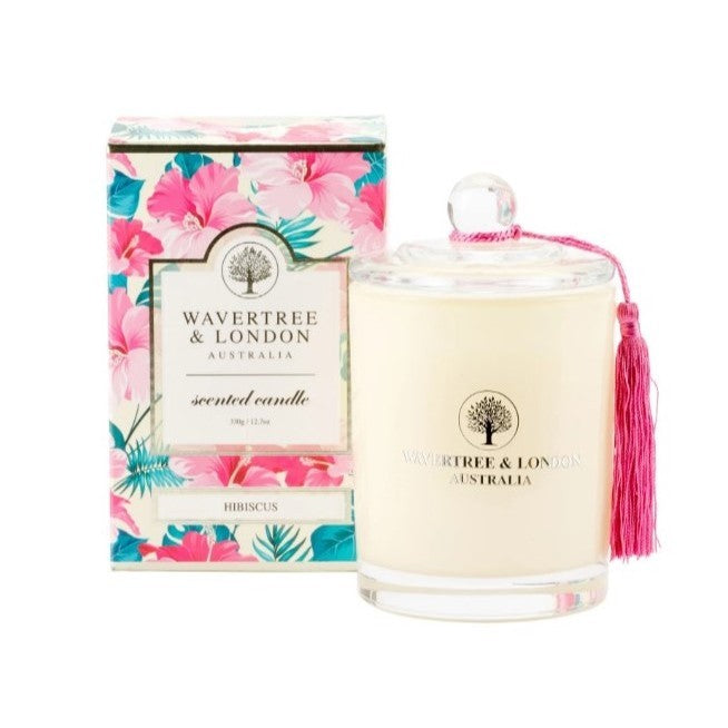 Wavertree & London Hibiscus Candle - 330g Scented Candle