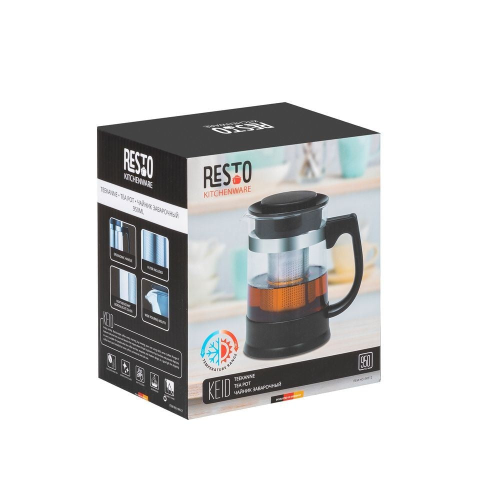 Resto Kitchenware Keid 90512 Glass tea pot 950ml