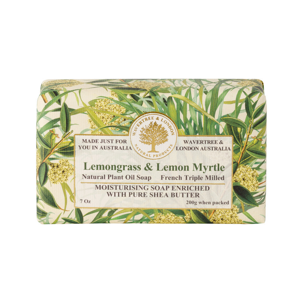 Wavertree & London Lemongrass And Lemon Myrtle Bar Soap - 200g