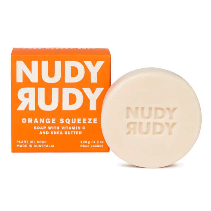 Nudy Rudy Orange Squeeze Soap Bar