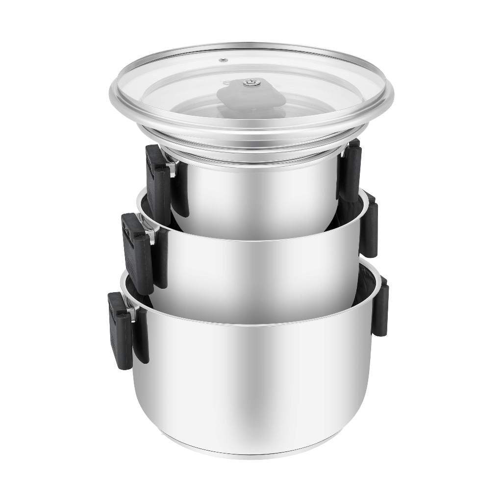 Resto Kitchenware 92214 Anser Cookware Set, 6Pcs