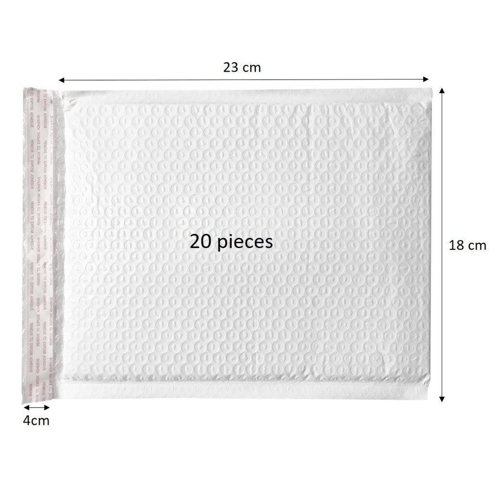 Bubble Envelope White 18 x 23 (20 pcs)