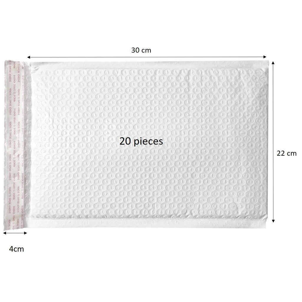 Bubble Envelope White 22 x 30 (20 pcs)