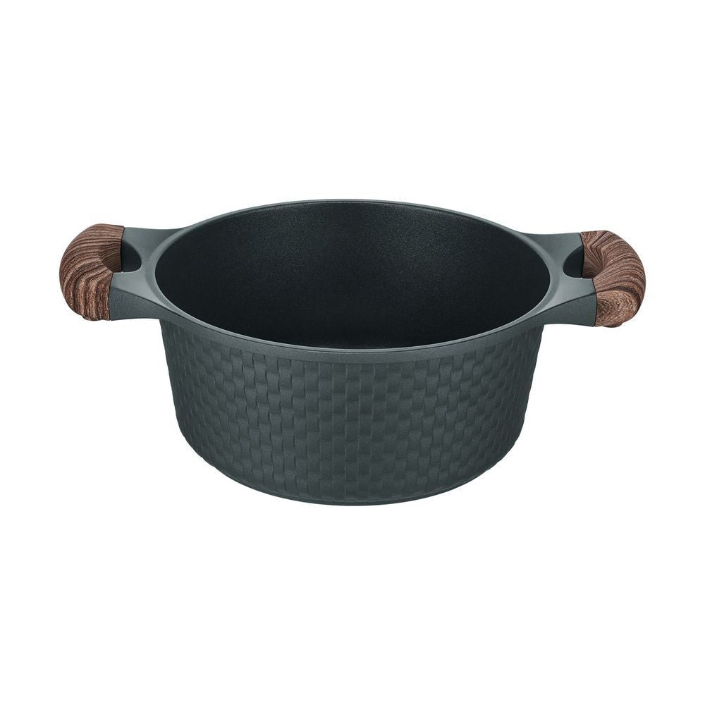 Resto Kitchenware Ran Black Casserole With Lid 2.4L/4.2L