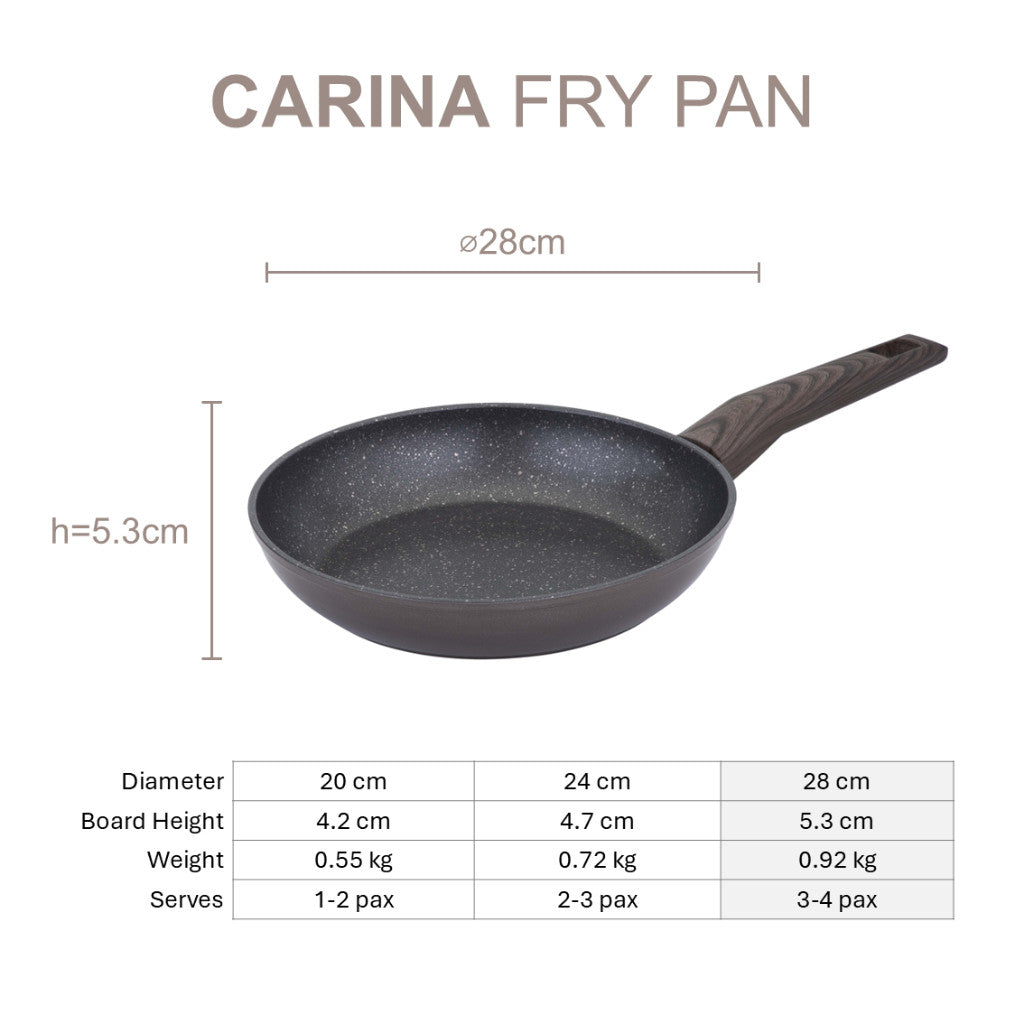Resto Kitchenware Carina Frypan 20cm/22cm/24cm/26cm/28cm